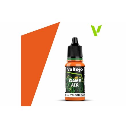 Vallejo Game Air orange fire 18ml (6-pack)