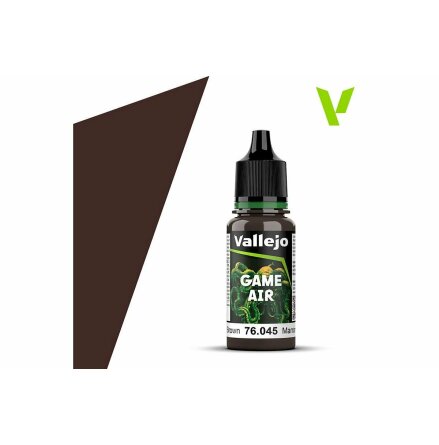 Vallejo Game Air charred brown 18ml (6-pack)