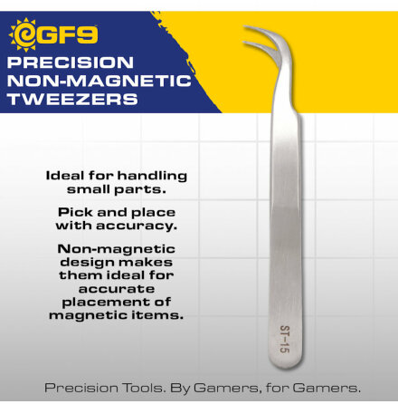 GF9 Tools: Precision Non-Magnetic Tweezers