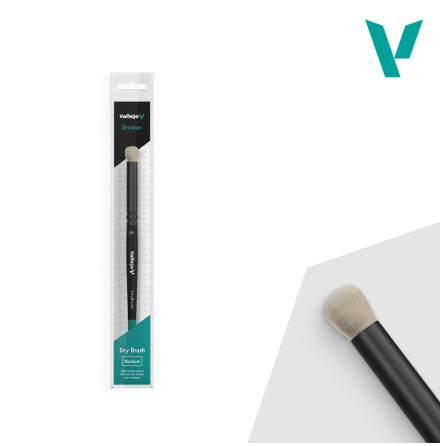 Vallejo Drybrush round natural hair, M