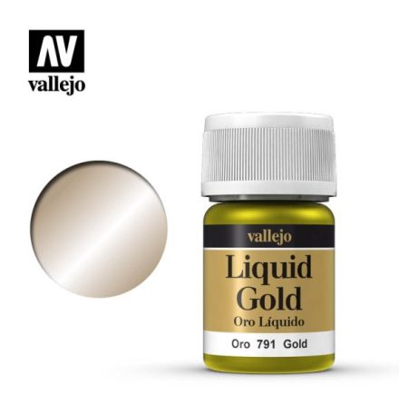 GOLD (VALLEJO MODEL COLOR - ALCOHOL BASED NEW FORMULA!)