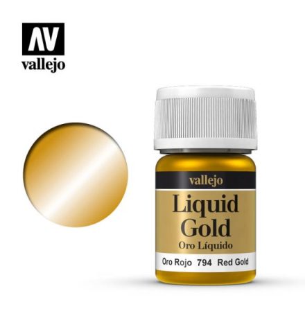 RED GOLD (VALLEJO MODEL COLOR - ALCOHOL BASED) (NEW FORMULA!)