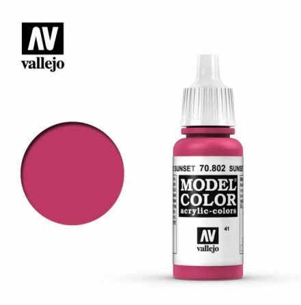 RED SUNSET (VALLEJO MODEL COLOR) (6-pack)