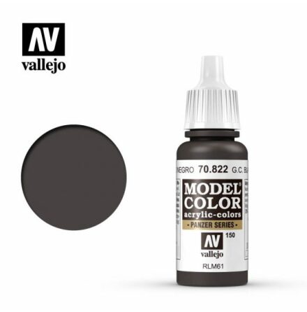 GERMAN CAMOUFLAGE BLACK BROWN (VALLEJO MODEL COLOR) (6-pack)