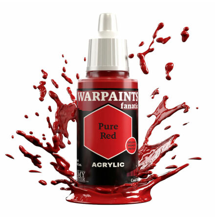Warpaints Fanatic: Pure Red (6-pack) (rel. 20/4, frboka senast 21/3)