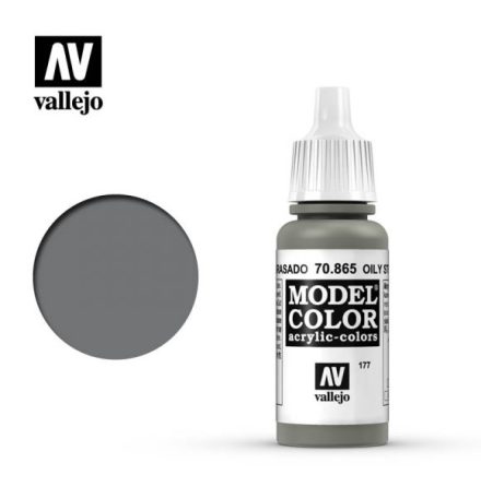 OILY STEEL (VALLEJO MODEL COLOR) (6-pack)