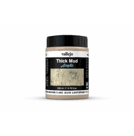 Vallejo Diorama FX: Light brown thick mud 200ml