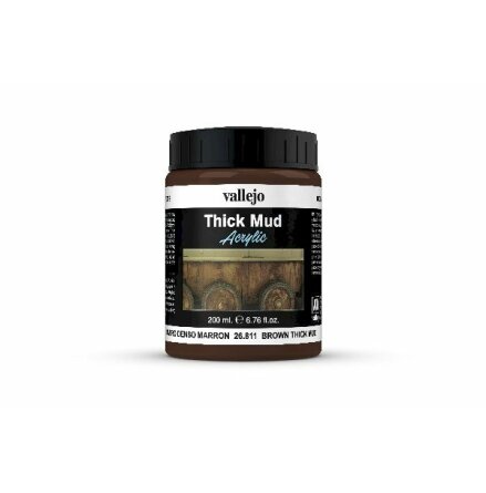 Vallejo Diorama FX: Brown thick mud 200ml