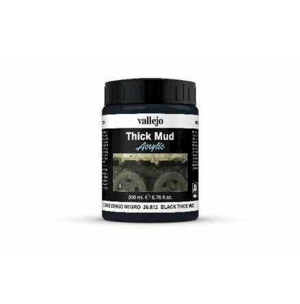 Vallejo Diorama FX: Black thick mud 200ml