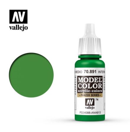 INTERMEDIATE GREEN (VALLEJO MODEL COLOR) (6-pack)