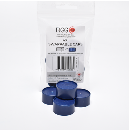 4x Swappable Caps for RGG360 Painting Handle