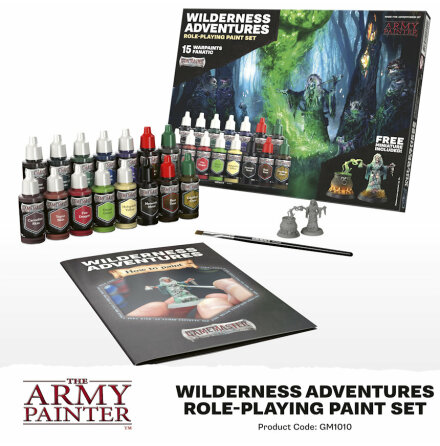 GAMEMASTER: Wilderness Adventures Paint Set (with witch mini)