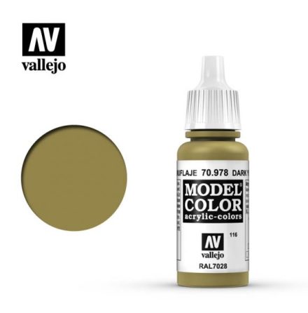 DARK YELLOW (VALLEJO MODEL COLOR) (6-pack)