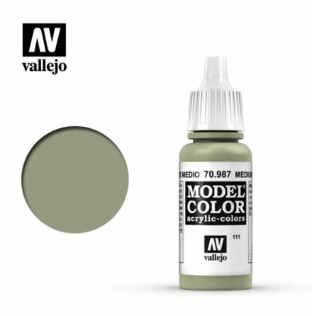 MEDIUM GREY (VALLEJO MODEL COLOR) (6-pack)