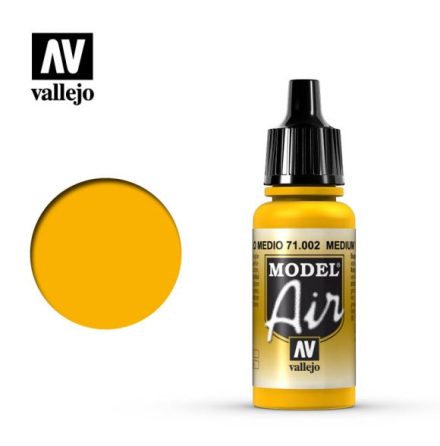 MEDIUM YELLOW (VALLEJO MODEL AIR) (6-pack)