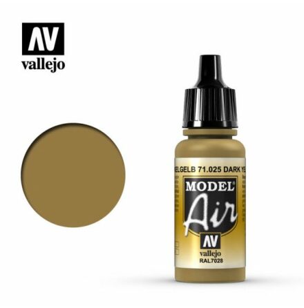 DARK YELLOW (VALLEJO MODEL AIR) (6-pack)