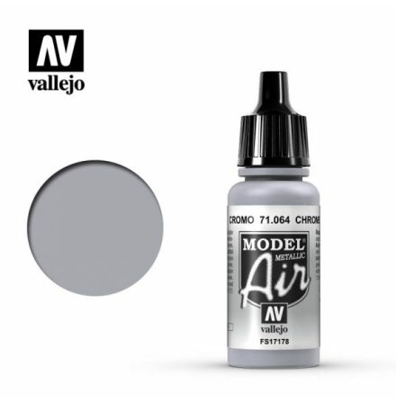 METALLIC CHROME (VALLEJO MODEL AIR) (6-pack)