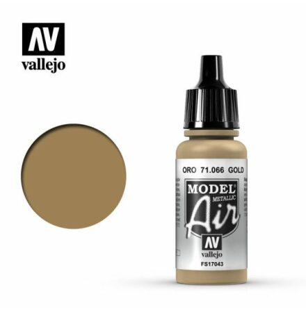 METALLIC GOLD (VALLEJO MODEL AIR) (6-pack)