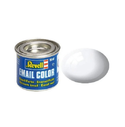 REVELL Enamel 14 ml. white, gloss (6-pack)