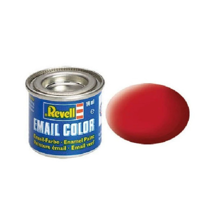 REVELL Enamel 14 ml. carmine red, mat (6-pack)