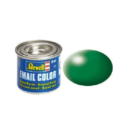 REVELL Enamel 14 ml. leaf green silk (6-pack)