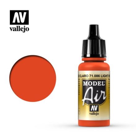 LIGHT RED (VALLEJO MODEL AIR) (6-pack)