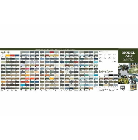Vallejo Color chart Model Air CC071
