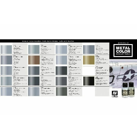 Vallejo Color chart metal color CC069