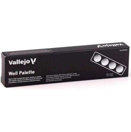Vallejo Well palette with magnet attachment 149x34x13mm