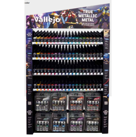 DISPLAY VALLEJO TRUE METALLIC METAL DISPLAY VALLEJO TRUE METALLIC METAL