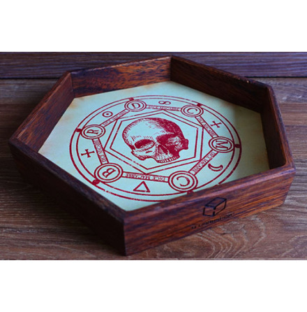 Dice Macabre Wooden Dice Tray