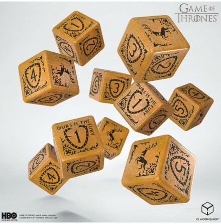 Game of Thrones: Baratheon 10xD6 dice set