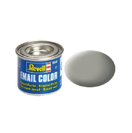 REVELL Enamel 14 ml. stone grey mat (6-pack)