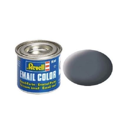 REVELL Enamel 14 ml. dust grey mat (6-pack)