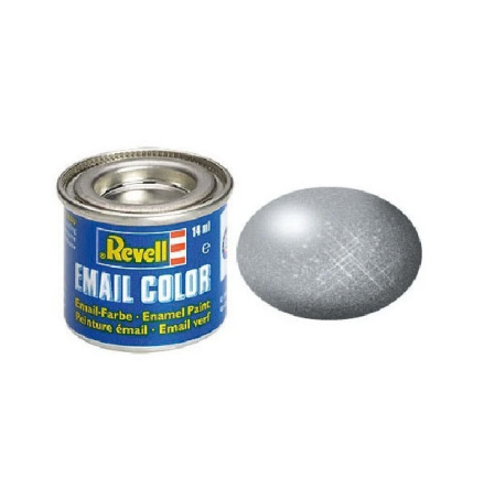 REVELL Enamel 14 ml. steel metallic (6-pack)