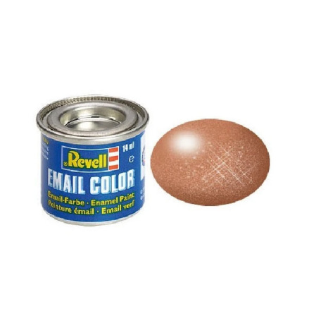 REVELL Enamel 14 ml. copper metallic (6-pack)