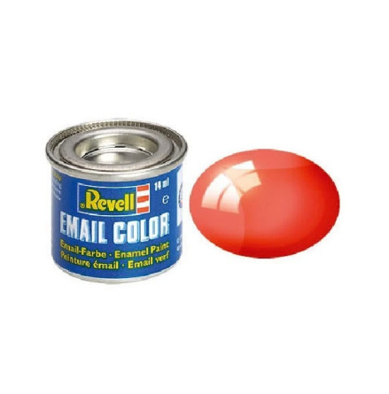 REVELL Enamel 14 ml. red clear (6-pack)