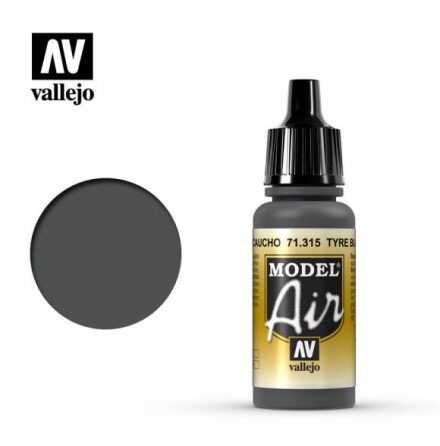MI. TYRE BLACK (VALLEJO MODEL AIR) (6-pack)