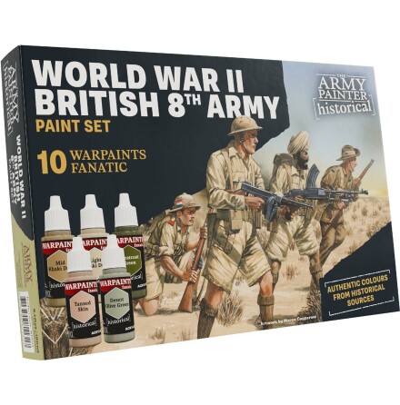 Historical: WWII British 8th Army paint set (Release 2026-05-16)