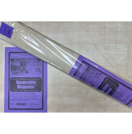 Reversible Megamat 1.5 inch squares and 1.5 inch hexes (34,5 x 48 inch)