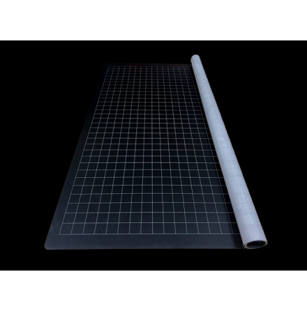 Megamat 1inch Reversible Black-Grey Squares (34.5 x 48 inch)