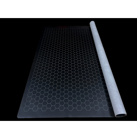 Megamat 1 inch Reversible Black-Grey Hexes (34.5 x 48 inch)