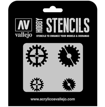 Vallejo Stencil Gear Markings