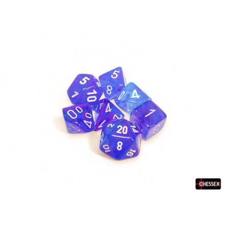Nebula� Polyhedral Aura�/white Luminary� 7-Die Set