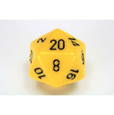 Opaque 34mm d20 Yellow/black