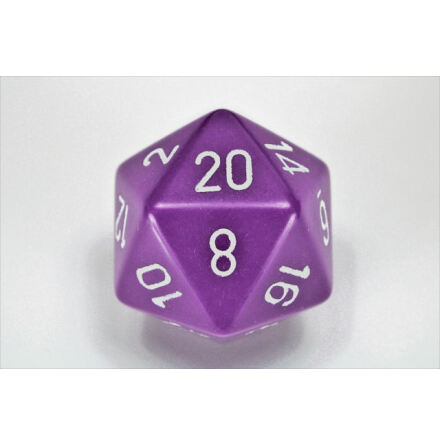 Opaque 34mm d20 Purple/white