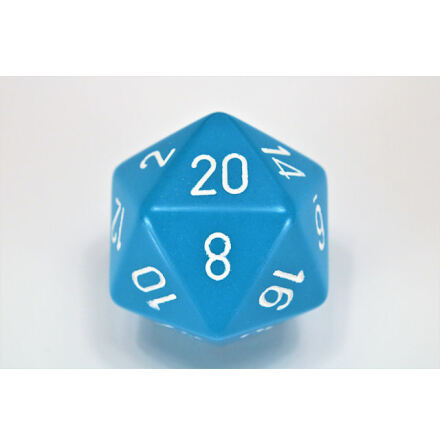 Opaque 34mm d20 Light Blue/white