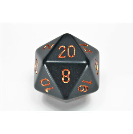 Opaque 34mm d20 Dark Grey w/copper