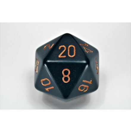 Opaque 34mm d20 Dusty Blue w/copper
