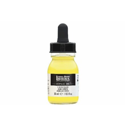 LIQUITEX ACRYLIC INK 30ML BISMUTH YELLOW 155